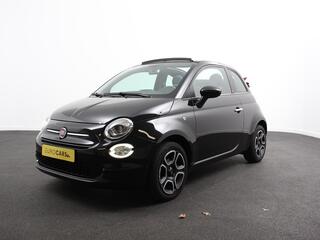 FIAT 500C 1.0 Hybrid Club Cabrio Airco LED Parkeersensoren achter Cruise control Radio Apple Carplay/ Android Auto