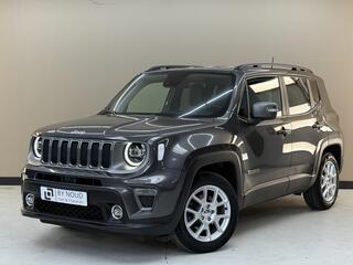 JEEP RENEGADE 1.0T Limited, 120Pk, 2018, 2de eigenaar, Volledig leder, Camera, Climate control, Cruise control, Parkeersensoren, 4 seizoenen banden, LED koplampen, Navigatie,