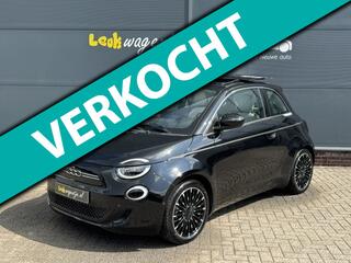 FIAT E-500 La Prima 42 kWh *schuifdak *leder *camera *17