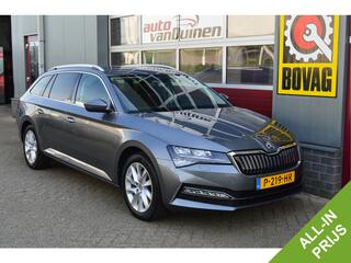 SKODA SUPERB Combi 1.4 TSI iV Business Edition Plus O.a: Trekhaak, Stoelverw, PDC, Camera, Keyless, etc. All-in prijs!