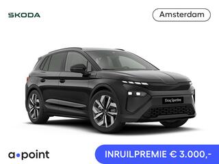 SKODA Elroq 85 Sportline | Trekhaak | elektr. achterklep | Matrix LED | Travel Assist | Stuur - en stoelverwarming |