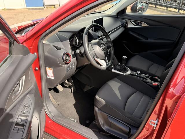 Mazda CX-3 1.5 SkyActiv-D 105 SkyLease+ EURO 6, 6-BAK, AIRCOCLIMA, CRUISE CONTROL, PARKEERSENSOREN, STOELVERWARMING, GROOT NAVIGATIE-BLUETOOTH-MULTIMEDIASYS