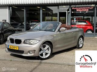 BMW 1-Serie Cabrio 118i High Executive BRUIN LEDER AUTOMAAT