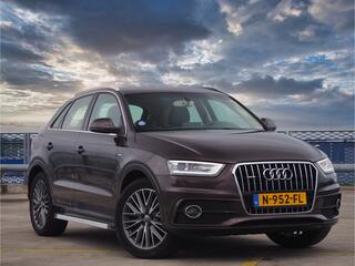 AUDI Q3 2.0 TFSI quattro S line - TREKHAAK - LEDER - BRUIN