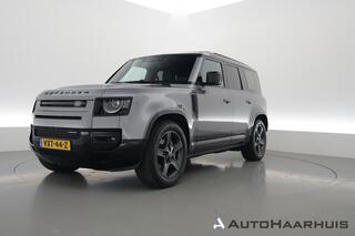 LAND ROVER DEFENDER 3.0 D300 110 X-Dynamic - | 300 pk 6 cilinder Grijs Kenteken | Luchtvering | Leder+Memory | Dig. Cockpit | 360*+PDC | Meridian | Nav+App.Connect | Winterpack | V