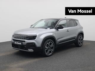 JEEP Avenger Longitude 54 kWh 155Pk | Navigatie | Apple & Android Carplay | Parkeersensoren Voor & Achter | Achteruitrijcamera | Stoelverwarming | Privacy Glass | Climate Control | Adaptieve Cruise Control |