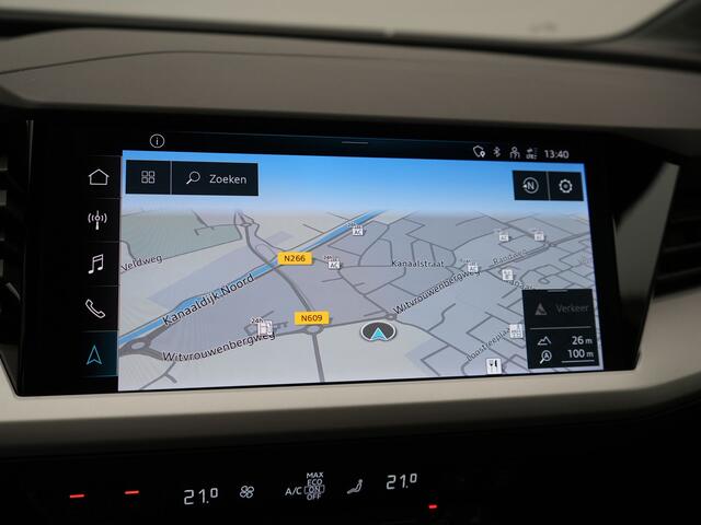 Audi Q4 e-tron 50 quattro Advanced edition 82 kWh 300pk Dealer O.H. | Apple Carplay | Voorstoelen Verwarmd | Navigatie Plus | 19L.M | LED | Cruise Control 