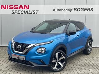 NISSAN JUKE 1.0 DIG-T Tekna Automaat Navigatie, Half Leder, Climate Control, 360 Camera, 19