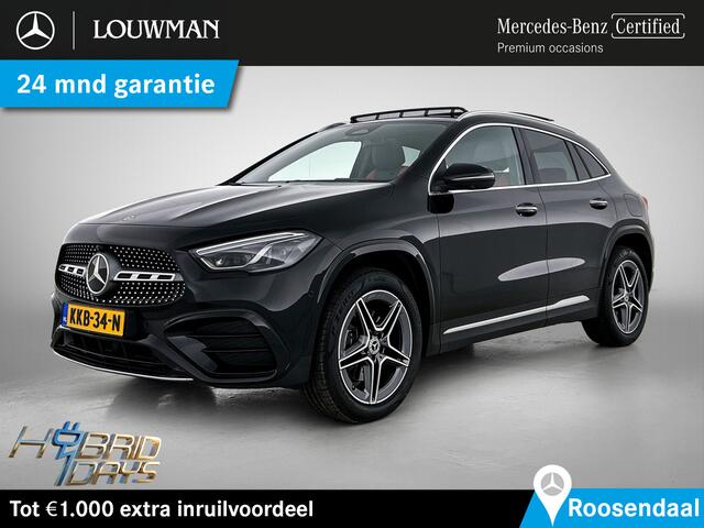 Mercedes-Benz GLA-Klasse 250 e AMG Plug-In Hybride | Pepper Red Leder | Distronic  |Memory | 360 gr Camera | Head up Displ. | Stuur En stoelverwarming | Inclusief 2