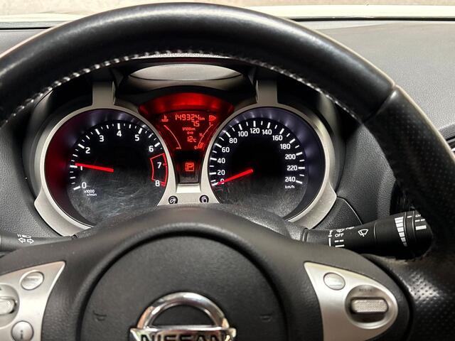 Nissan Juke 1.6 Sport Black&White Automaat NAVIGATIE, CLIMATE, CAMERA, SPORTSTOELEN, GETINT GLAS, CRUISE, STAAT