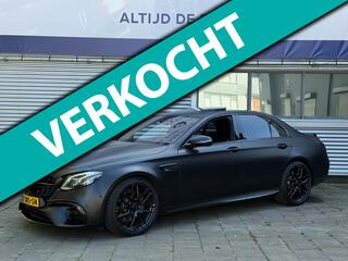 MERCEDES-BENZ E-KLASSE AMG 63 4MATIC Premium Plus Downpipe 612pk+ l Headup l Matzwart Wrap l Burmester l Memory+Stoelkoeling l