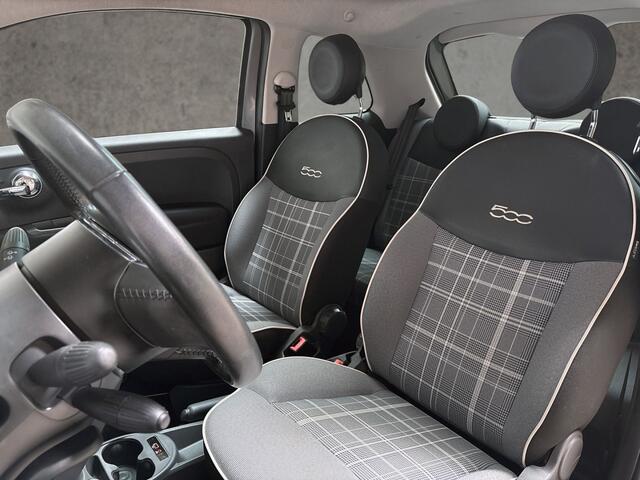 Fiat 500 1.2 Lounge PANORAMADAK, GROOT SCHERM, GETINT GLAS, SPORTSTOELEN, LM VELGEN, PARKEERSENSOREN, STAAT