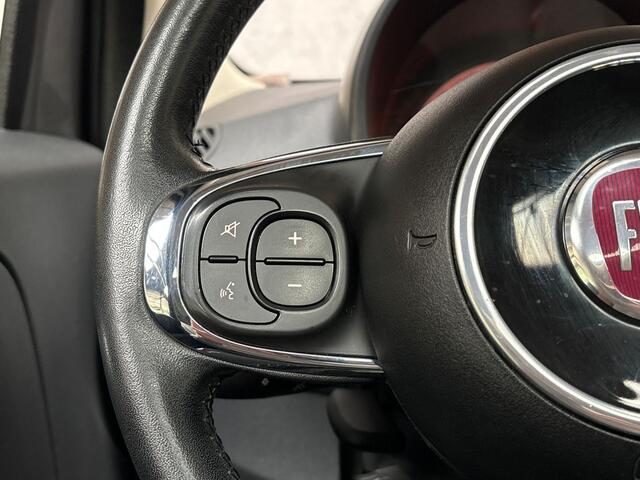 Fiat 500 1.2 Lounge PANORAMADAK, GROOT SCHERM, GETINT GLAS, SPORTSTOELEN, LM VELGEN, PARKEERSENSOREN, STAAT