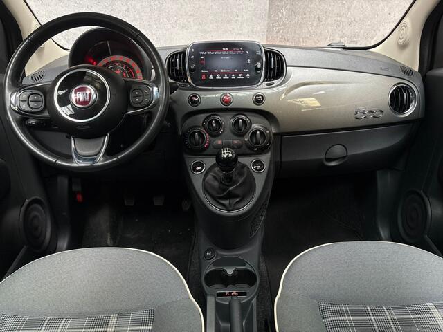 Fiat 500 1.2 Lounge PANORAMADAK, GROOT SCHERM, GETINT GLAS, SPORTSTOELEN, LM VELGEN, PARKEERSENSOREN, STAAT