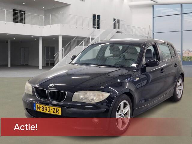 BMW 1-Serie 118i ACTIE TOT �500 KORTING 5D AUTOMAAT LEDER AIRCO 2E EIGENAAR VELGEN NW APK CRUISECONTROL
