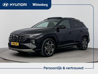 HYUNDAI TUCSON 1.6 T-GDI PHEV N Line Sky 4WD | Schuif/kantel dak | Achteruitrij camera | Elektrische stoelen | Dodehoek detectie | Navigatie | Stoelverwarming & verkoeling |