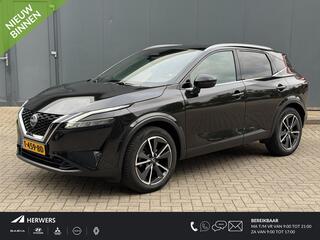 NISSAN QASHQAI 1.3 MHEV Tekna / Trekhaak / Panoramadak / HUD / Elektr Bestuurders Stoel / Elektr. Achterklep / Stoelverwarming / Apple Carplay Android Auto