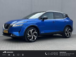NISSAN QASHQAI 1.5 e-Power Tekna Plus / Panorama Dak / Cruise Control / Bose Audio Systeem / Massage Functie Voorstelen / Stuur,-Stoel Verwarming / Memory Bestuurders Stoel / Apple Carplay&Android Auto / 360 Camera / Elektrische Achterklep /