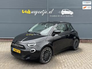 FIAT E-500 3+1 La Prima 42 kWh *extra deur *leder *stoelv.