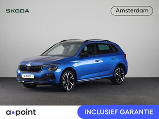 SKODA Kamiq 1.0 TSI Monte Carlo 115 pk | Verlengde garantie | Navigatie via App | Panoramadak | Parkeersensoren | Achteruitrijcamera | Adaptieve cruise controle