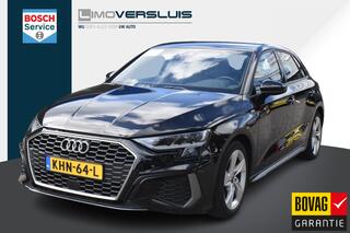 AUDI A3 SPORTBACK 35 TFSI S edition S-line | Leder | Adaptieve Cruise | Navi | Carplay | 12 mnd BOVAG garantie | Whatsapp 06-53188999