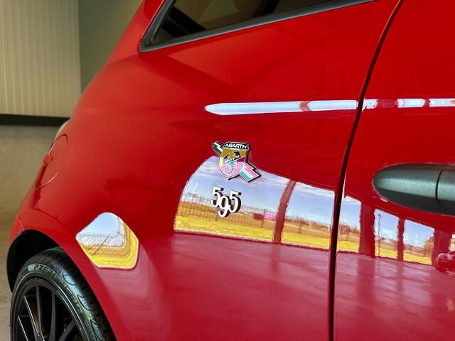 Fiat 500 ABARTH 1.4 T-Jet COMPETIZIONE AUTOMAAT 180pk|CLIMA AIRCO|BLUETOOTH|ZWARTE LM-VELG|APK+OH-BEURT+nwe D-RIEM BIJ AFLEVERING