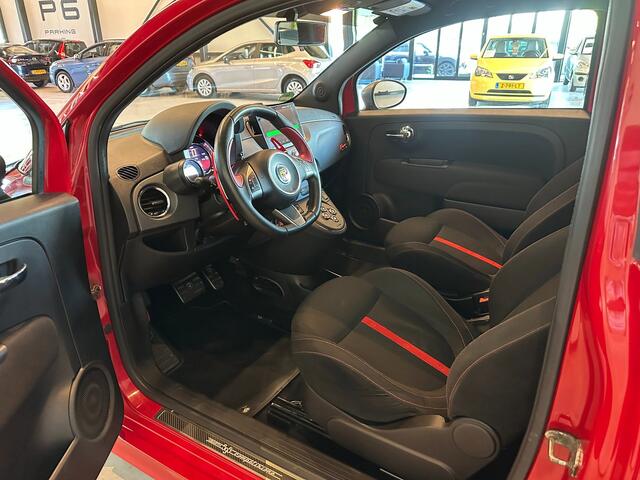 Fiat 500 ABARTH 1.4 T-Jet COMPETIZIONE AUTOMAAT 180pk|CLIMA AIRCO|BLUETOOTH|ZWARTE LM-VELG|APK+OH-BEURT+nwe D-RIEM BIJ AFLEVERING