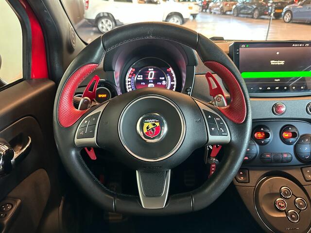 Fiat 500 ABARTH 1.4 T-Jet COMPETIZIONE AUTOMAAT 180pk|CLIMA AIRCO|BLUETOOTH|ZWARTE LM-VELG|APK+OH-BEURT+nwe D-RIEM BIJ AFLEVERING