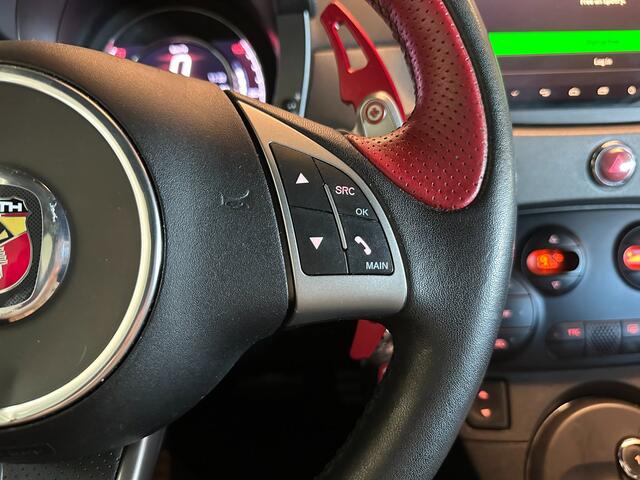 Fiat 500 ABARTH 1.4 T-Jet COMPETIZIONE AUTOMAAT 180pk|CLIMA AIRCO|BLUETOOTH|ZWARTE LM-VELG|APK+OH-BEURT+nwe D-RIEM BIJ AFLEVERING