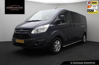 FORD TRANSIT CUSTOM 290 2.2 TDCI L2H1 Limited DC 2014 | 1e Eigenaar | Navigatie | Airco | Cruise Control | Airco | Parkeersensoren | Boekjes | 2 Sleutels | Regensensor | Verwarmde Voorruit | Nationale Autopas