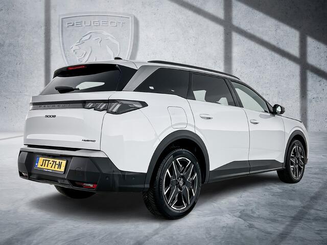 Peugeot 5008 Hybrid 145 pk Automaat Allure | Rijklaar | Panoramisch navigatie pack | AGR-stoelen | 360 camera | Dodehoekdetectie |