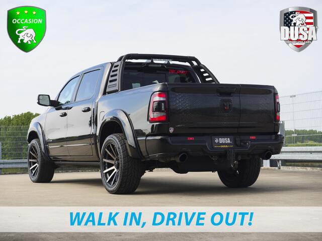 Dodge 1500 RAM Limited | 5.7 V8 | 4x4 Crew Cab | 5'7 | Guerrilla Exhaust | LED Pack | Flipcover | RAMBAR | Cobra Wrap