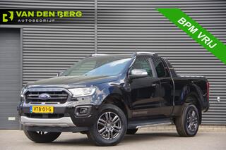 FORD RANGER 2.0 EcoBlue Wildtrak Supercab 4X4 213PK AUT. 3.5T TREKHAAK, ADAPT. CRUISE, LED, NAVI, CAMERA, CLIMA, STOELVERWARMING, NL AUTO, NAP