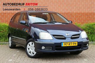 Nissan Almera TINO 1.8 116pk Acenta RIJKLAAR | Ond.beurt + APK | NL-auto | 5 deuren | Climate control | Camera | Elek. ramen | Radio | Trekhaak |