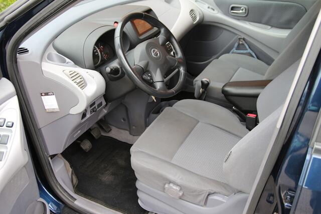 Nissan Almera TINO 1.8 116pk Acenta RIJKLAAR | Ond.beurt + APK | NL-auto | 5 deuren | Climate control | Camera | Elek. ramen | Radio | Trekhaak |