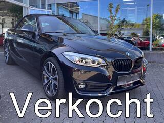 BMW 2-SERIE Cabrio 220iA SPORTLINE ** ADAPT. LED, BEIGE LEDER, NAVI PROF, CAMERA, 18-inch LMV ** UNFALLFREI - Slechts 45.900km. ** ** INFORMEER OOK NAAR ONZE AANTREKKELIJKE FINANCIAL-LEASE TARIEVEN **