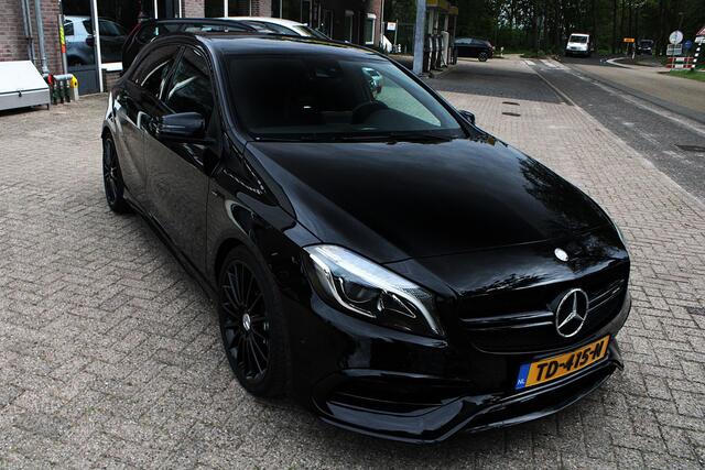 Mercedes-Benz A-Klasse MB AMG 45 4MATIC Adaptieve Demping, Carplay, CC, LED, Sportstoelen, NAVI, Parksens V en A, Grootlichtassistent, Airco, 19 AMG LMV