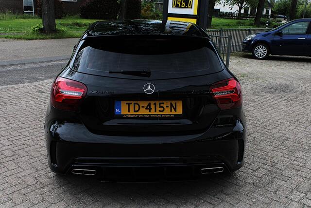 Mercedes-Benz A-Klasse MB AMG 45 4MATIC Adaptieve Demping, Carplay, CC, LED, Sportstoelen, NAVI, Parksens V en A, Grootlichtassistent, Airco, 19 AMG LMV