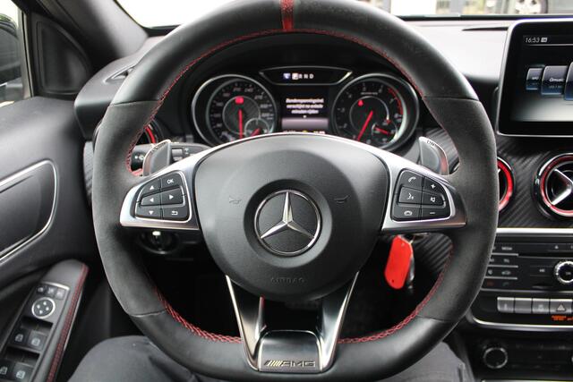 Mercedes-Benz A-Klasse MB AMG 45 4MATIC Adaptieve Demping, Carplay, CC, LED, Sportstoelen, NAVI, Parksens V en A, Grootlichtassistent, Airco, 19 AMG LMV