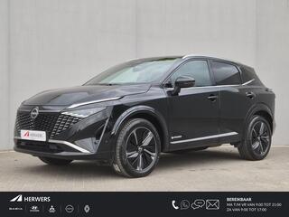 NISSAN QASHQAI 1.5 e-Power Tekna / Fabrieksgarantie tot 06-2027<100.000 km / Cold Pack / Head Up Display / Elektrische achterklep / Rondomzicht camera / Stuur- Stoel & Voorruitverwarming / Adaptief cruise control / Draadloze telefoon lader / Apple Carplay Android Auto /