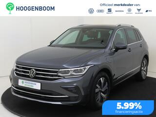 VOLKSWAGEN TIGUAN 1.4 TSI eHybrid Elegance | SoH 92% | Trekhaak | Stoel- en stuurwielverwarming | Dodehoek detectie | Parkeerassistent | Adaptieve cruise control | Navigatie | Lederen bekleding |