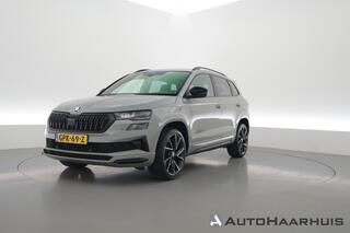 SKODA Karoq 1.5 TSI ACT Sportline | Leder | Elek. Trekhaak | Standkachel | 19'' | Camera | 4x Stoel- Stuurverw. | Apple CarPlay | Digi. Cockpit