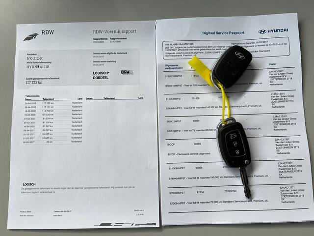 Hyundai I 10 1.0i Go 2017 NAVI | CARPLAY | CLIMA | CRUISE CONTROL | SERVICE PASPOORT / DEALER | NAP | APK |