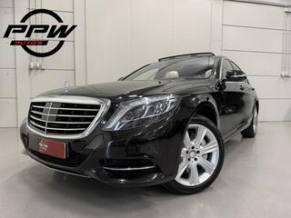 MERCEDES-BENZ S-KLASSE 500 4Matic Prestige Plus PANO/BURMESTER/NAPPA-LEER/SOFT-CLOSE/360CAMERA/VENTILATIE/LUCHTVERING/SFEER/DISTRONIC/ALCANTARA-HEMEL/OBSIDIANSCHWARZ/VOLLEDIG MERCEDES DEALER HISTORIE