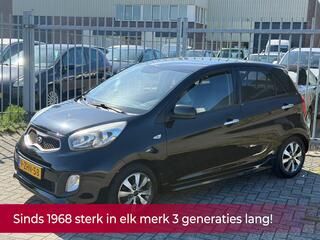KIA PICANTO 1.0 CVVT ISG 5 deurs! NL AUTO NAP! Leer l Airco ECC l MTF-stuur l 15'LMV l Trekhaak! 2e eigenaar l TOPSTAAT!