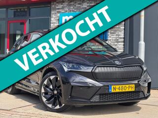 SKODA Enyaq iV 80 Sportline SOH 93.7% l PANO l TREKHAAK l CAMERA l KEYLESS l WARMTEPOMP l DODEHOEK l ACC l ORG.NL l DEALER OND