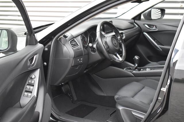 Mazda 6 Sportbreak 2.0 SkyActiv-G 165-PK, Airco, Ecc, Cruise, Navi, Trekhaak.