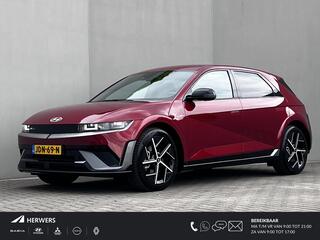 HYUNDAI IONIQ 5 N Line Edition Limited 84 kWh / Accu SoH 100% / Fabrieksgarantie tot 09-2030 / 1.600 kg trekgewicht / WLTP 515 km / Warmtepomp / Camera / Stuur- & stoelverwarming / CCS snel laden / 20