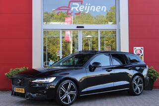 VOLVO V60 2.0 B4 211PK R-DESIGN AUTOMAAT 8 PANORAMISCH SCHUIF/KANTELDAK | PARKEERVERWARMING MET TIMER (STANDKACHEL) | PREMIUM AUDIO BY HARMAN KARDON | 19