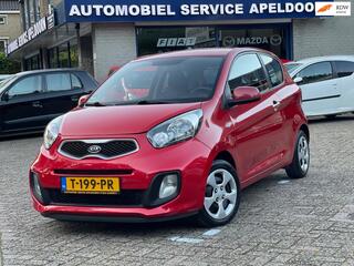 KIA PICANTO 1.0 CVVT Comfort Pack *NW. APK*AIRCO*STUURBEKR.*3 DRS*NETTE AUTO